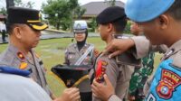 Polres Kuansing Apel Gelar Pasukan Operasi Lilin 2023, Dalam Rangka Pengamanan Nataru