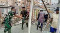 Manunggal Dengan Rakyat, Satgas Yonif 122/TS Mempelopori Pembanguan Sarana Ibadah di Wilayah Perbatasan