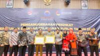 Pemkab Pelalawan Raih Penghargaan dari Ombudsman RI Tahun 2023
