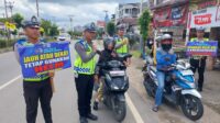 Sat Lantas Polres Kuansing Sosialisasi Program Riau Tertib Berkeselamatan