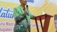 Hadiri Silaturahmi Guru Madrasah se-Rohil, Bupati: Ada Peluang Kita Tingkatkan Kesejahteraan Guru 