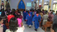 Polsek Singingi Hilir Amankan Perayaan Natal dan Tahun Baru 2024 di Gereja Bethesda