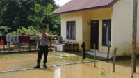 Tinjau Kondisi Banjir, Polsek Benai : 274 Rumah Masyarakat Terendam, Harap Waspada..!