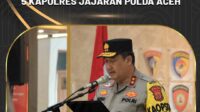 Kapolda Aceh Pimpin Sertijab Karo Rena Polda Aceh dan 5 Kapolres Jajaran