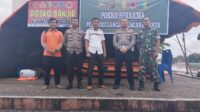 Lega, Polres Kuansing Kabarkan Debit Air di Tangga Batu Tepian Narosa Menyurut