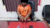 Tim Satresnarkoba Polres Kuansing Temukan Pria Ini dengan Kaca Pirex dan Sisa Sabunya Tergeletak di Lantai