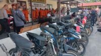 3 Anggota Sindikat Curanmor Dibekuk Polres Landak, 14 Sepeda Motor Berhasil Diamankan