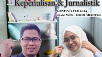 Ikutilah, Sharing Santai Gratis tentang Jurnalistik bersama Jurnalis Muslim 