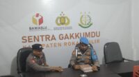 Pemilu Semakin Dekat, Polres Rohil Perketat Pam Ruangan Kantor Bawaslu Kabupaten 