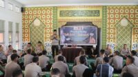 “Hikmah Isra’ Mi’raj Menanamkan Moral dalam Mewujudkan Polri yang Presisi Siap Mengawal Pemilu Damai” Jadi Tema Peringatan Isra’ Mi’raj Polres Kuansing