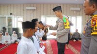 Polres Rokan Hilir Peringati Isra’ Mi’raj Nabi Muhammad SAW 1445.H. dan Berikan Santunan kepada Anak Yatim