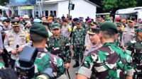 Panglima TNI dan Kapolri Cek Kesiapan Pasukan Pengamanan Pemilu 2024 di Silang Monas