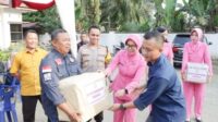 Kapolres Bersama Ketua Bhayangkari Cabang Asahan Cek Satgas Standby Pam PPK Pulo Bandring
