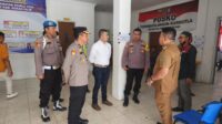 Polsek Tanah Putih Kawal Rapat Pleno Perhitungan Suara Pemilu di PPK Tanah Putih