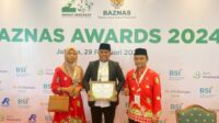 Bupati Pelalawan Terima Reward Pendukung Pengelolaan Zakat Terbaik Indonesia