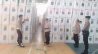 OMB Langcang Kuning Belum Selesai, Satgas Pam Logistik KPU Kabupaten Polres Rohil Cek Aset dan Kotak Suara 