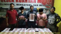Buat dan Edarkan Uang Palsu, 2 Pria Diringkus Polsek Kuantan Mudik