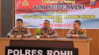 Tim Supervisi Polda Riau Periksa Operasi Tertib Ram 2024 Polres Rohil