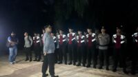 Polres Rohil Turunkan Kompi II Siaga Pengamanan Aksi Massa Duduki Rumah Gubuk di Pematang Ibul