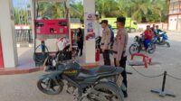 Pastikan Stok BBM Aman Jelang Mudik Lebaran, Kapolsek Kempas Cek SPBU