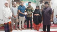 PT SBP Salurkan Bantuan ke Rumah Ibadah Dikegiatan Safari Ramadhan di Desa Sorek Dua