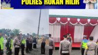 Ops Ketupat LK 2024 Polres Rohil, Personel Pos Yan Rantau Bais Simpang Bukit Timah Gelar Apel Konsilidasi 