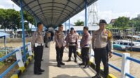 Jelang H-4  Idul Fitri 1445 H. Satgas Ops Ketupat Polres Tembilahan Awasi Pelabuhan Pelindo 