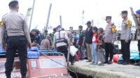 Kapolres Inhil Monitoring Arus Mudik Jalur Perairan