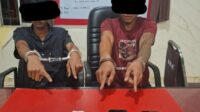 Jual dan Pakai Sabu, 2 Pria di Desa Kasang Ini Diringkus Sat Resnarkoba Polres Kuansing 