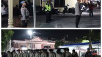 Polres Kuansing Beri Pengamanan Pawai Takbir Malam Hari Raya Idul Adha 1445 H 
