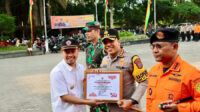 Kapolresta Pekanbaru Pol Jeki Rahmat Mustika Terima Penghargaan Partisipasi Penanggulangan Bencana