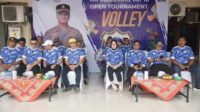 Pj Bupati Inhil Hadiri Pembukaan Open Tournament Voli Kapolres Inhil Cup III