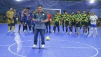 Kapolres Inhu Buka Turnamen Futsal Sempena Hari Bhayangkara Ke-78 