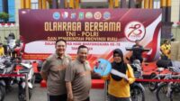 Meriahkan Hari Bhayangkara ke 78, Polda Riau gelar Olahraga bersama TNI-Polri dan Pemprov Riau, Bertabur Doorprize..!