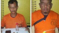 Polsek Peranap Ringkus Dua Tersangka Pengedar Sabu di Sebuah Ruko, 4,80 Gram BB Diamankan 