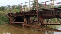 Bupati Rohil Akan Bangun Jembatan Sungai Tapah Tanjung Medan