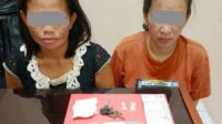 Nyambi Edarkan Sabu, Dua IRT di Desa Kota Baru Diamankan Unit Reskrim Polsek Keritang 