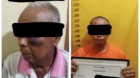 Menganiaya Korban Usia 73 Tahun di Kantor Lurah, Pria Ini Dijebloskan Polsek Kuantan Hilir ke Penjara 