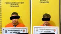 Ringkus 2 Pengedar Sabu di Balam KM 38, Sat Res Narkoba Polres Rohil Selidiki 1 Lainnya 