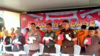Polres Inhu Blender Barang Bukti Hasil Operasi Antik Lancang Kuning 2024