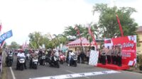 Polres Inhu Gelar Safety Riding Kampanye Berkeselamatan Merah Putih 2024 