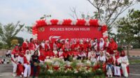 Semarakkan HUT ke-79 RI, Polres Rohil Gelar Perlombaan Sejumlah Permainan Rakyat