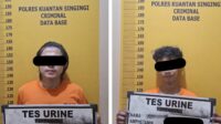2 Pengedar Sabu Diringkus Sat Res Narkoba Polres Kuansing, 1 Di Antaranya Masih Dibawah Umur  