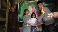 Cooling System Kapolres Rohil, Beri Sedekah kepada Anak Yatim dan Fakir Miskin