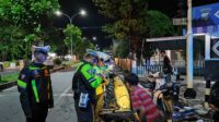 Terus Pantau Situasi Jelang Pelantikan Presiden, Polres Inhu Blue Light Patrol