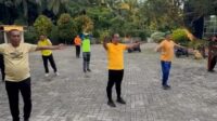 Jaga Kebugaran Tubuh, Cawabup Rohil Setiawan Ikut Senam Tai Chi