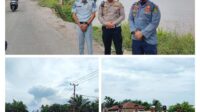 Kasat Lantas Polres Inhu Bersama Forum LLAJ, Tinjau Kerusakan Jembatan Teluk Sungkai