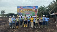 Dukung Program Asta Cita Presiden, Polsek Pujud Polres Rohil Penanaman Jagung 1 Juta Hektare