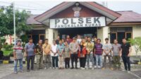 Cegah Pencurian Sawit, Kapolsek Pangkalan Kuras Sosialisasi Hukum dengan Pembeli TBS