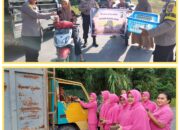 Polres Rohil bersama Bhayangkari Tebar Berkah Ramadhan ke Masyarakat, Melalui Polsek Rantau Kopar